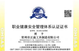 OHSAS18000职业健康管理体系